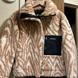 Apparis Rico Print Teddy Jacket